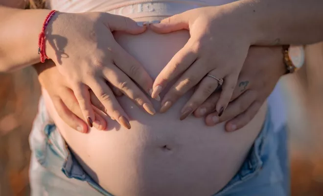 Photographe de grossesse & naissance, Borgo, Kore Beau